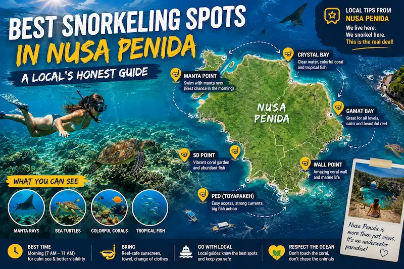 Best Snorkeling Spots in Nusa Penida: A Local's Honest Guide